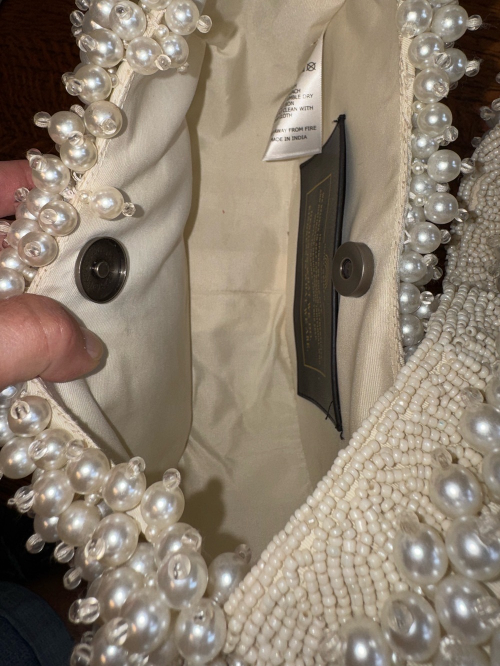 NWT Kurt Geiger London Beaded Kensington Hobo Bag - Picture 9 of 11